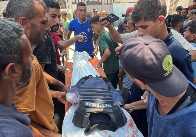 Journalists killed in Gaza hospital strike